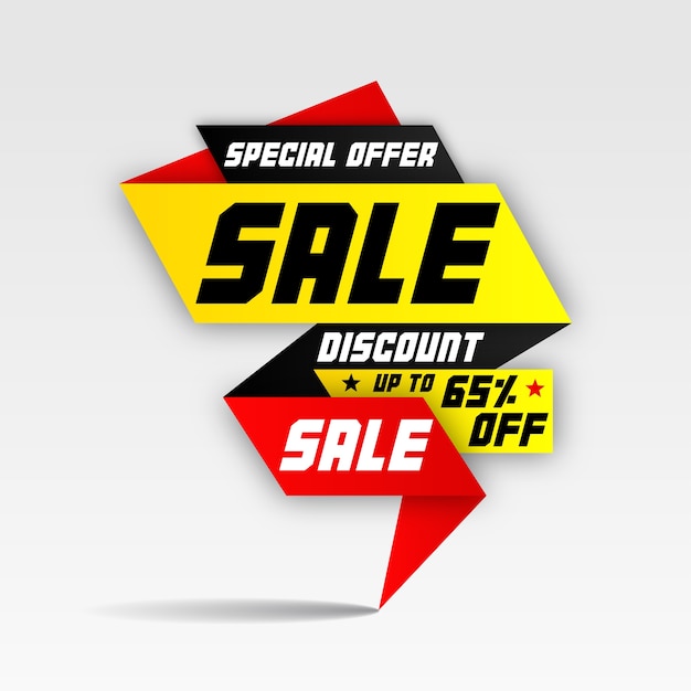 Premium Vector | Sale element & template design