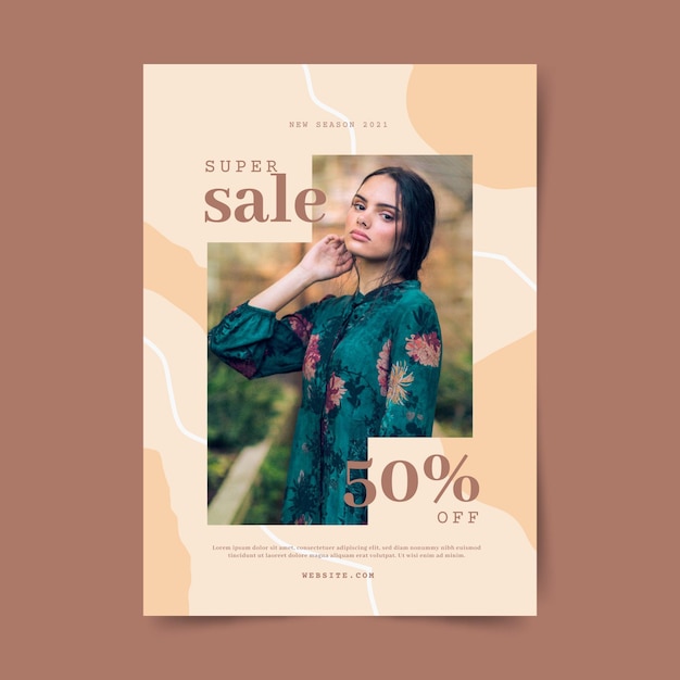 Free Vector | Sale flyer template