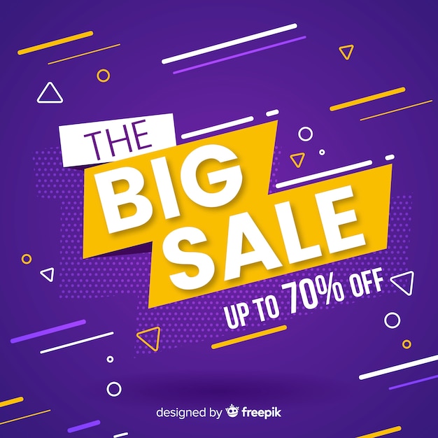 Download Free Sale Promotion Flat Purple Background Free Vector Use our free logo maker to create a logo and build your brand. Put your logo on business cards, promotional products, or your website for brand visibility.