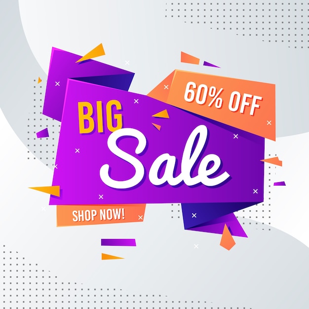 Download Free Sales Banner Collection In Origami Style Free Vector Use our free logo maker to create a logo and build your brand. Put your logo on business cards, promotional products, or your website for brand visibility.