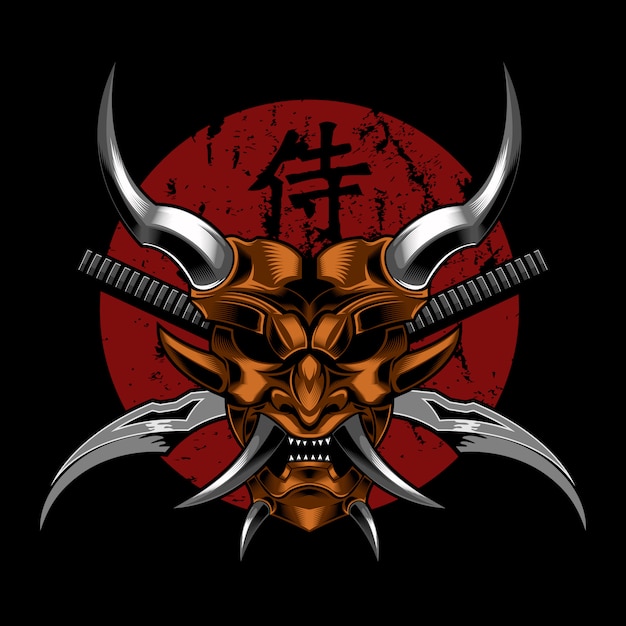 samurai-evil-devil-vector-illustration_6