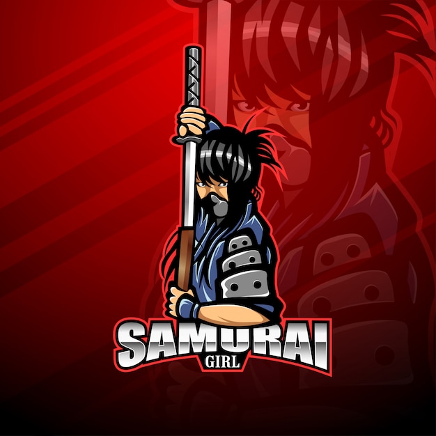 Download Free Samurai Girl Esport Mascot Logo Premium Vector Use our free logo maker to create a logo and build your brand. Put your logo on business cards, promotional products, or your website for brand visibility.