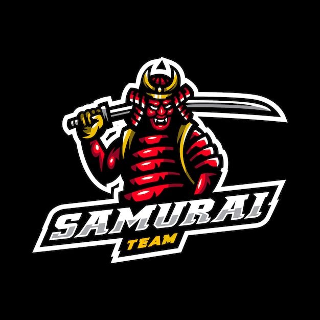 Download Free Samurai Mascot Logo Esport Gaming Premium Vector Use our free logo maker to create a logo and build your brand. Put your logo on business cards, promotional products, or your website for brand visibility.