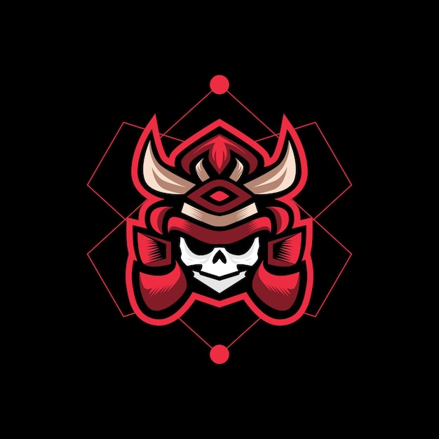Download Free Samurai Skull Head E Sports Logo Gaming Mascot Premium Vector Use our free logo maker to create a logo and build your brand. Put your logo on business cards, promotional products, or your website for brand visibility.