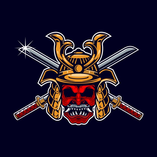 Samurai Warrior Mascot 