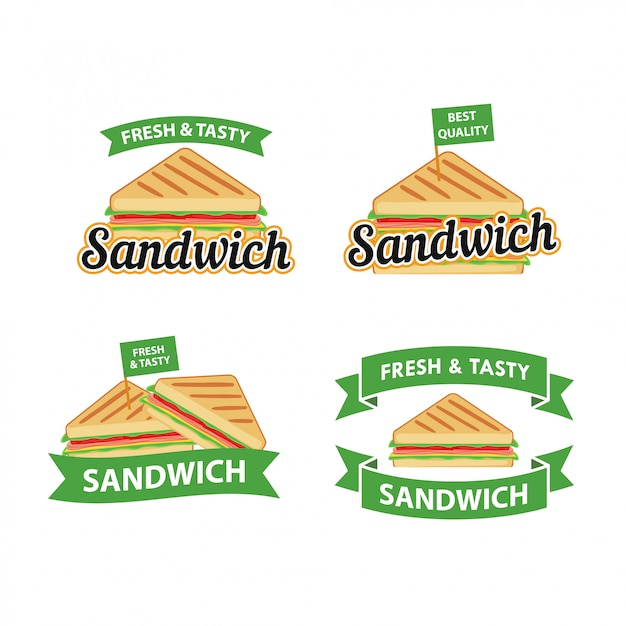 Download Free Sandwich Logo Design Vector Premium Vector Use our free logo maker to create a logo and build your brand. Put your logo on business cards, promotional products, or your website for brand visibility.