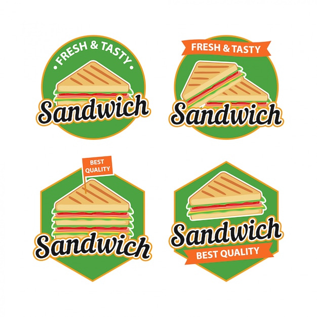 Download Free Sandwich Logo Vector With Badge Design Premium Vector Use our free logo maker to create a logo and build your brand. Put your logo on business cards, promotional products, or your website for brand visibility.