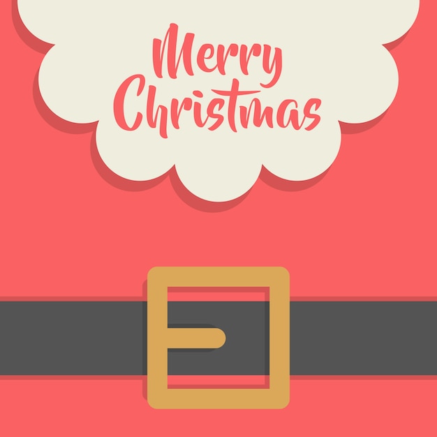 Premium Vector | Santa claus card greeting background
