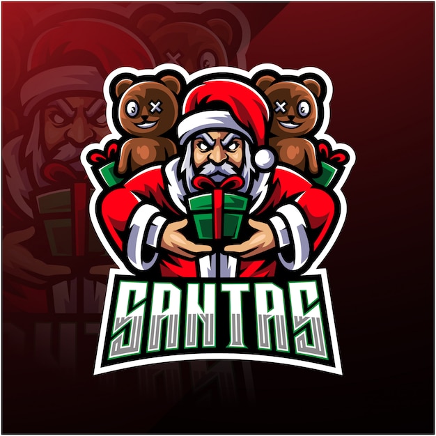 Download Free Santa Esport Mascot Logo Premium Vector Use our free logo maker to create a logo and build your brand. Put your logo on business cards, promotional products, or your website for brand visibility.