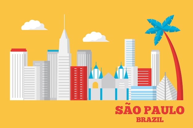 Free Vector | São paulo skyline