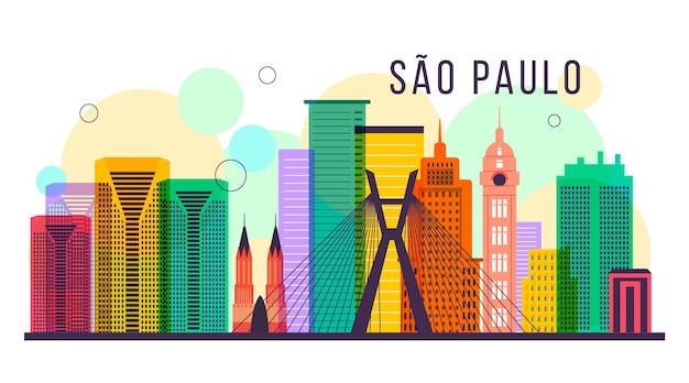 Free Vector | Sao paulo skyline