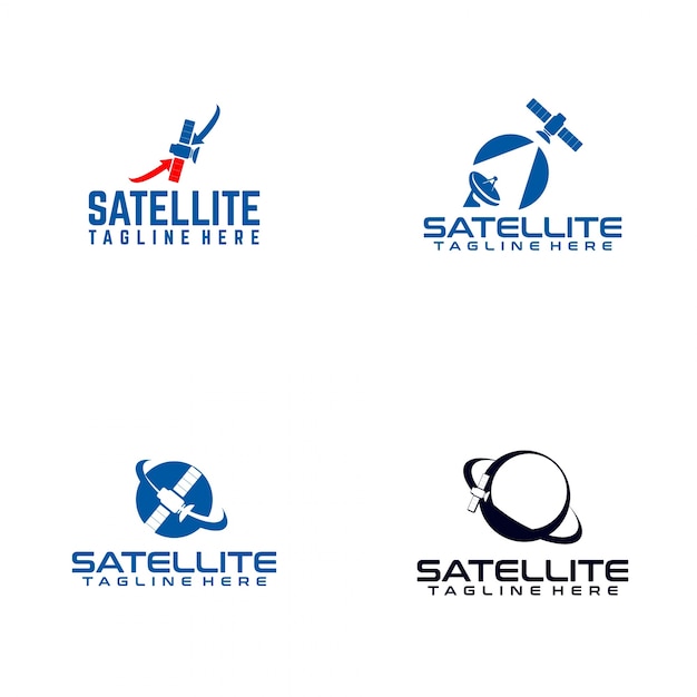Download Free Satellite Logo Premium Vector Use our free logo maker to create a logo and build your brand. Put your logo on business cards, promotional products, or your website for brand visibility.