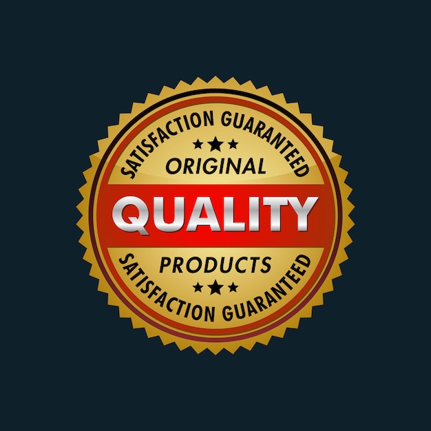 Download Free Satisfaction Guaranteed Original Products Logo Premium Vector Use our free logo maker to create a logo and build your brand. Put your logo on business cards, promotional products, or your website for brand visibility.