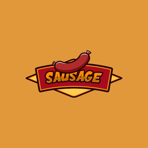 Premium Vector | Sausage logo