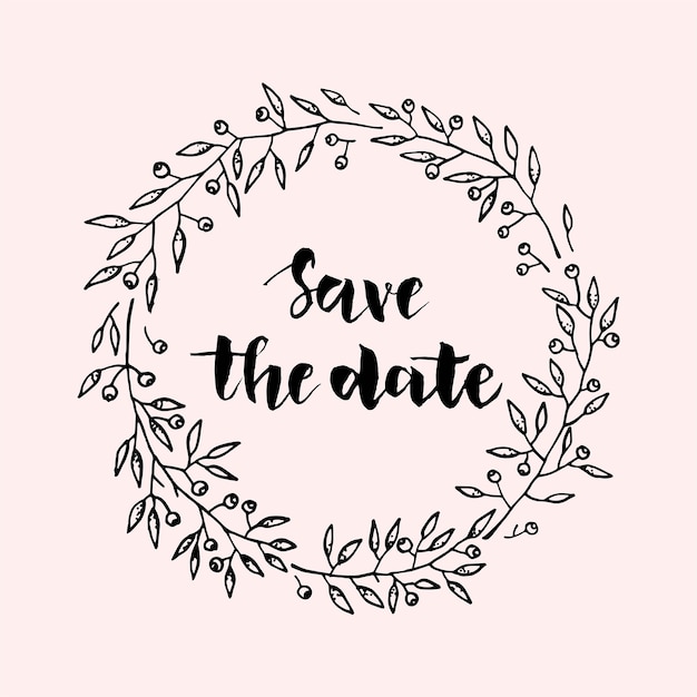 Premium Vector Save The Date Background For Wedding