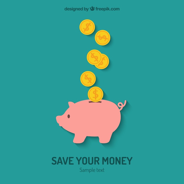 Download Premium Vector | Save your money