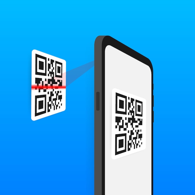 Download Scan qr code to mobile phone. electronic , digital ...