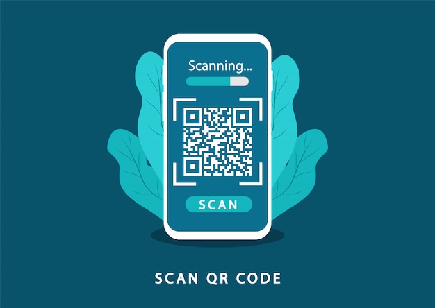 Download Premium Vector | Scan qr code. verification qr code.