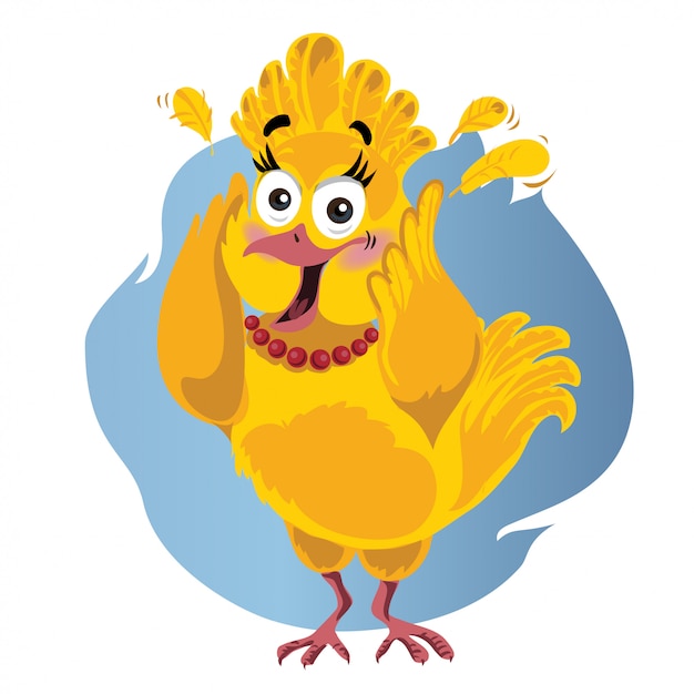 Download Scared turkey funny vector cartoon - illustration of ...
