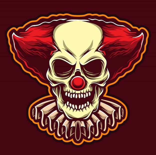 Download Free Scary Clown Logo Premium Vector Use our free logo maker to create a logo and build your brand. Put your logo on business cards, promotional products, or your website for brand visibility.