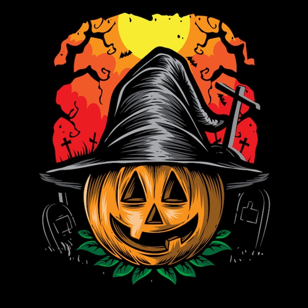 Download Premium Vector | Scary pumpkins halloween vector