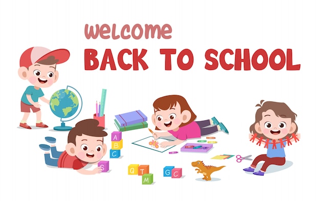 School activity Premium Vector