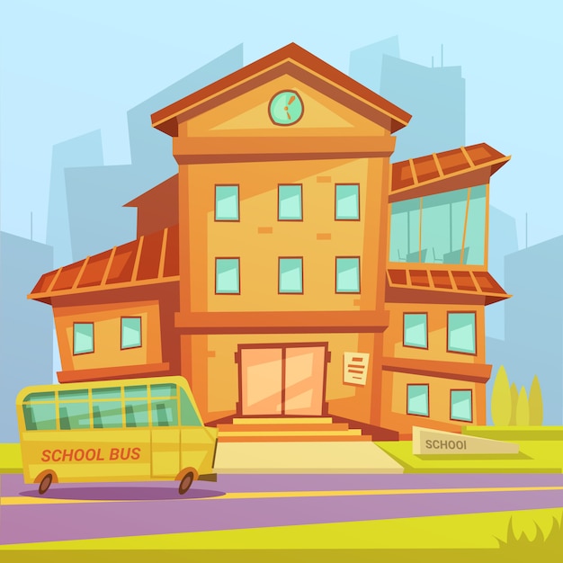 School building Vector | Free Download