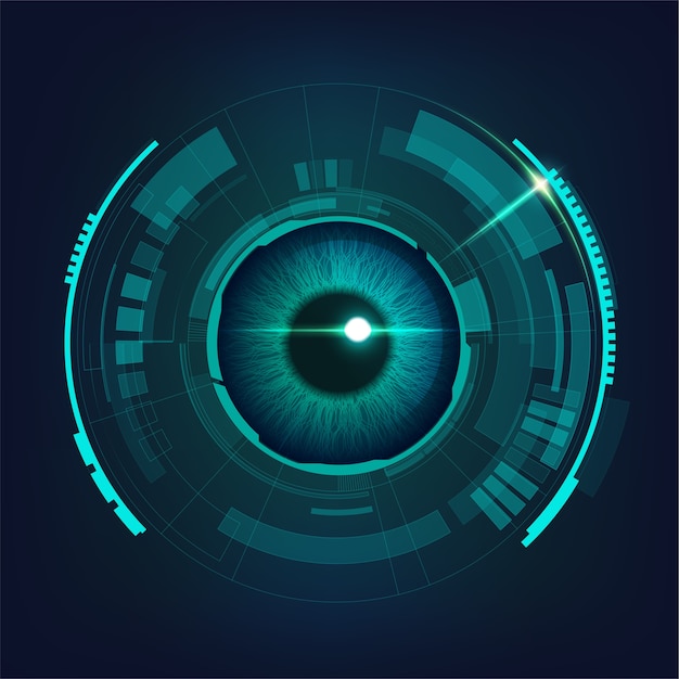 Sci-fi eye Vector | Premium Download