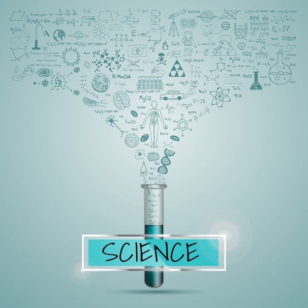 presentation science background design