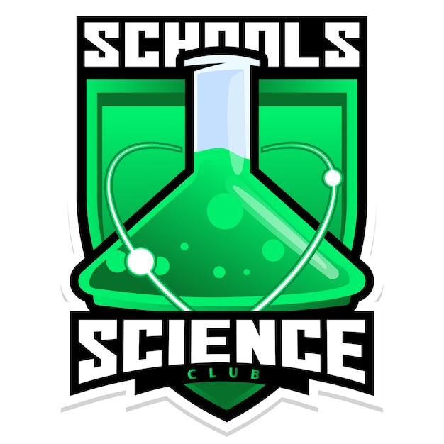 Science club logo Vector | Premium Download