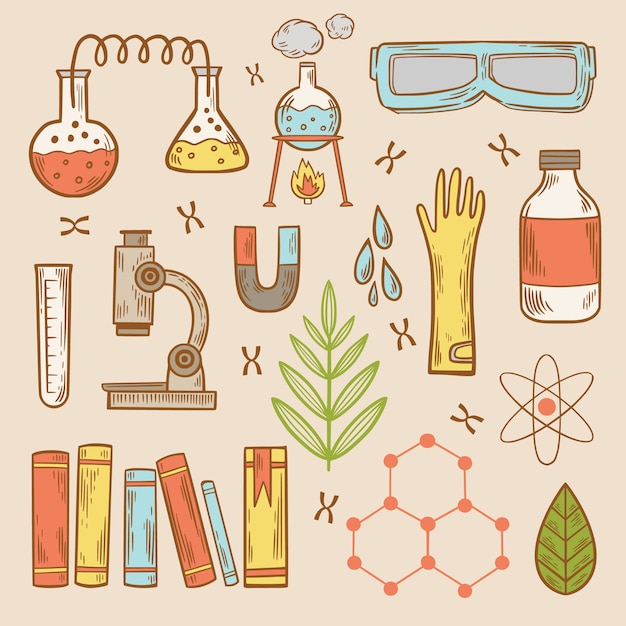 Free Vector Science Lab Objects