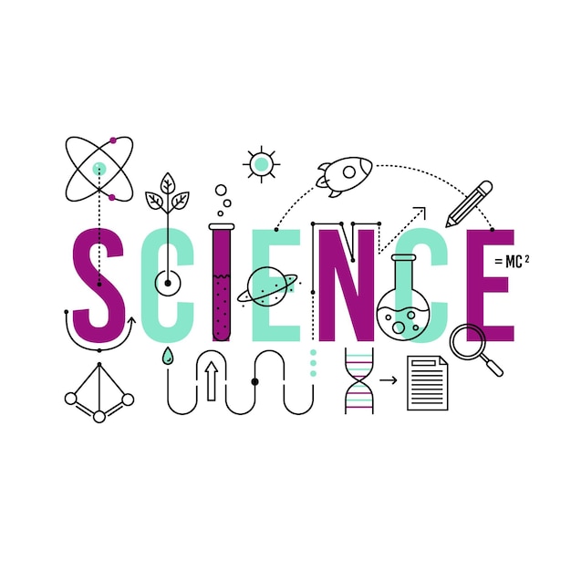 Science word concept | Free Vector