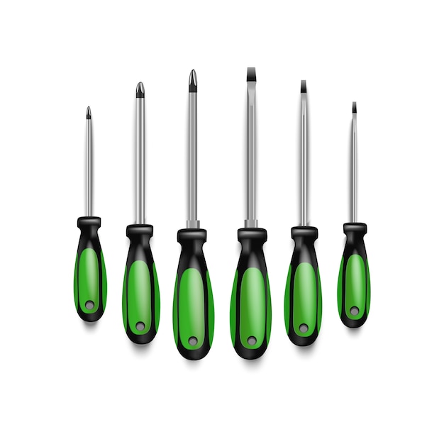 different screwdrivers