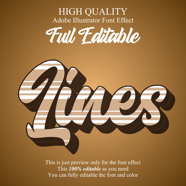 Premium Vector | Script with lines editable graphic style text effect