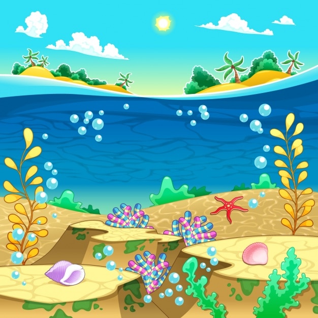 Sea background design