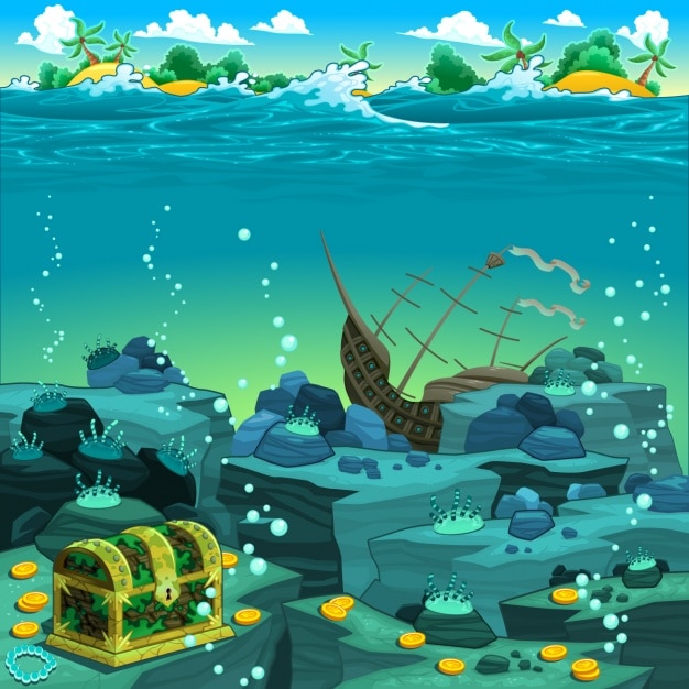Sea background design