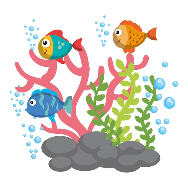 Premium Vector | Sea life