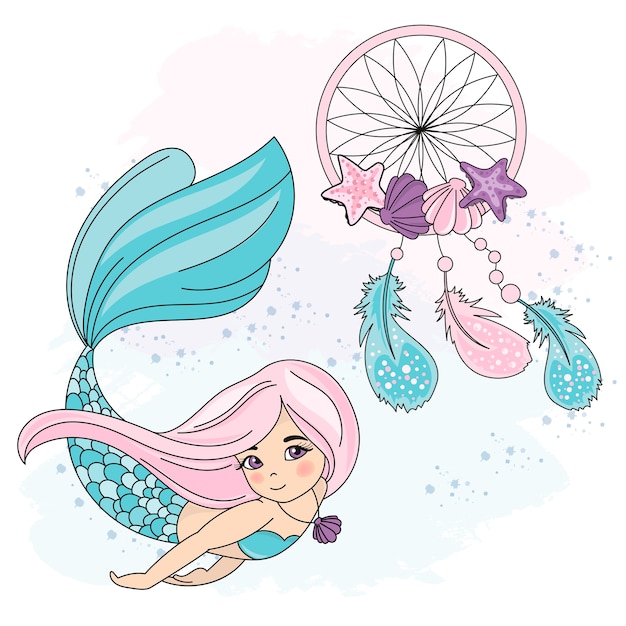 Free Free 105 Vector Mermaid Svg Free SVG PNG EPS DXF File