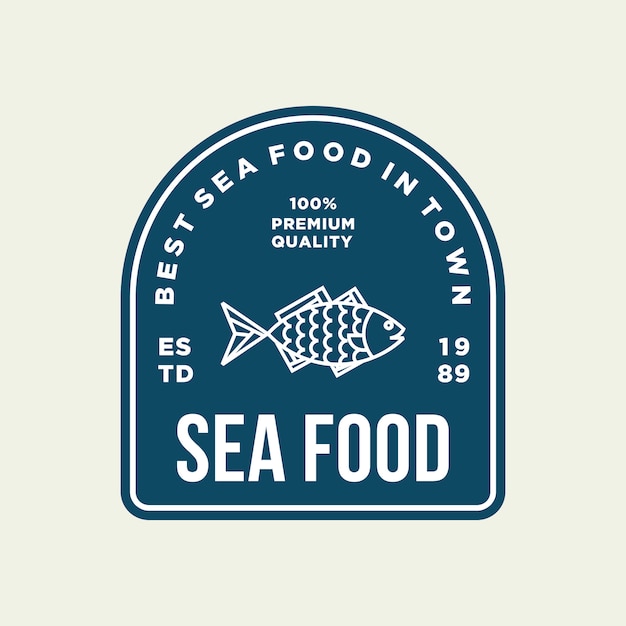 Download Free Seafood Fish For Restaurant Line Logo Design Premium Vector Use our free logo maker to create a logo and build your brand. Put your logo on business cards, promotional products, or your website for brand visibility.