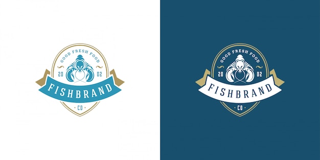Download Free Seafood Logo Or Sign Vector Illustration Fish Market And Use our free logo maker to create a logo and build your brand. Put your logo on business cards, promotional products, or your website for brand visibility.