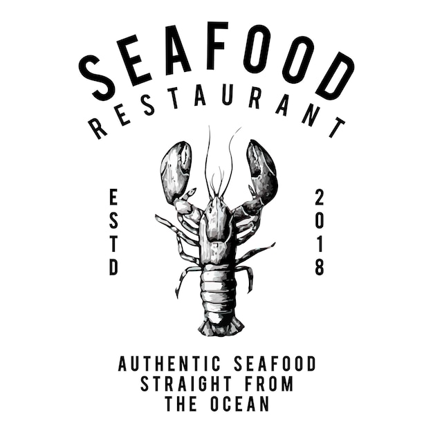 Download Free Seafood Restaurant Logo Design Vector Free Vector Use our free logo maker to create a logo and build your brand. Put your logo on business cards, promotional products, or your website for brand visibility.