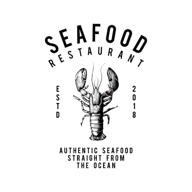 Download Free Seafood Restaurant Logo Design Vector Free Vector Use our free logo maker to create a logo and build your brand. Put your logo on business cards, promotional products, or your website for brand visibility.