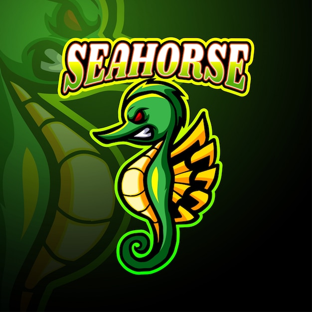 Download Free Seahorse Esport Logo Mascot Design Premium Vector Use our free logo maker to create a logo and build your brand. Put your logo on business cards, promotional products, or your website for brand visibility.