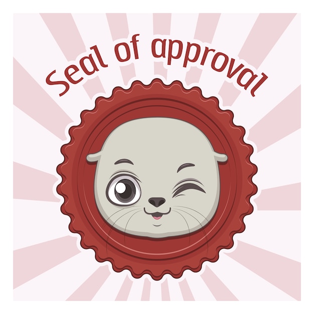 Seal of approval background