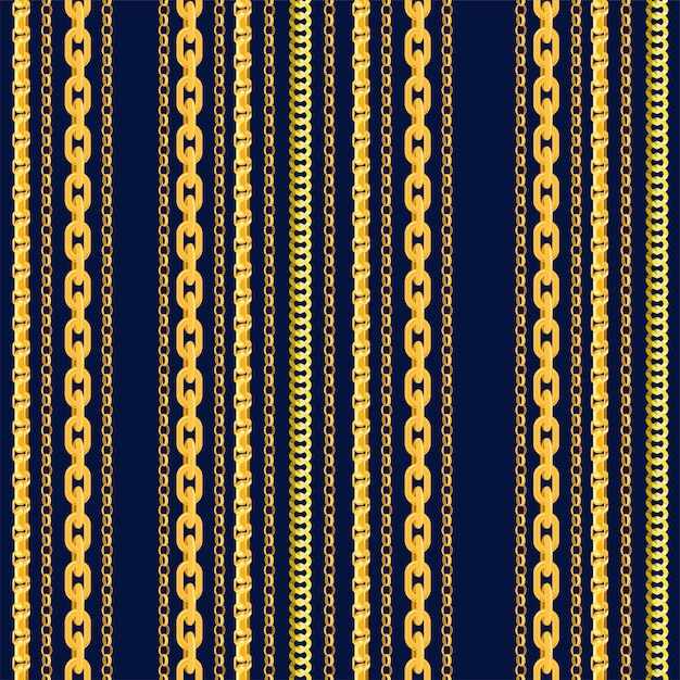 Premium Vector | Seamless chain pattern