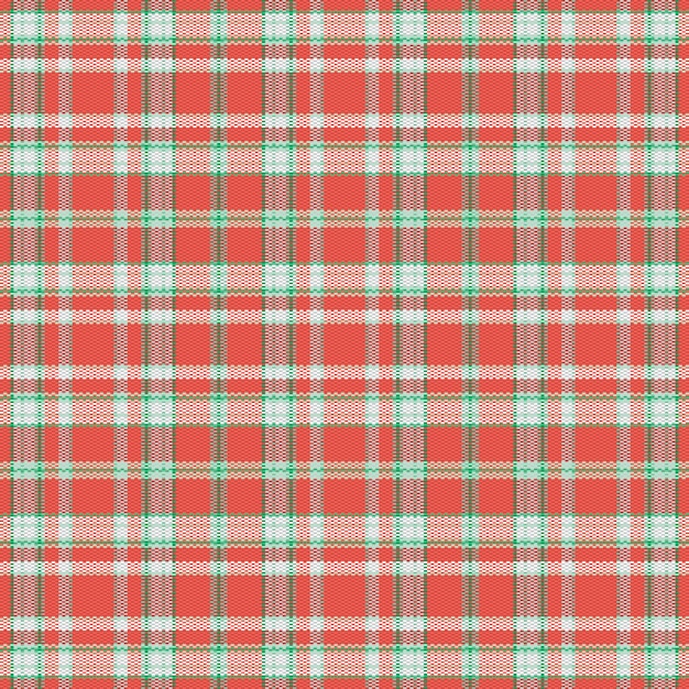 Premium Vector Seamless christmas checkered pattern background