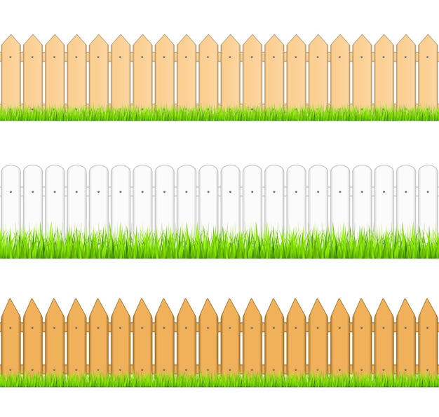 Premium Vector | Seamless fences