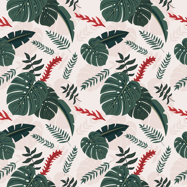 Premium Vector | Seamless foliage pattern