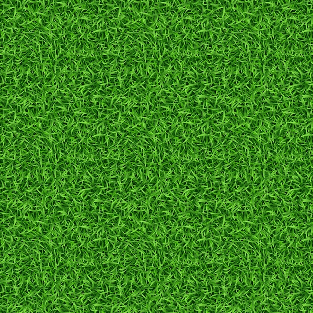 シームレスな緑の草のパターン 無料のベクター