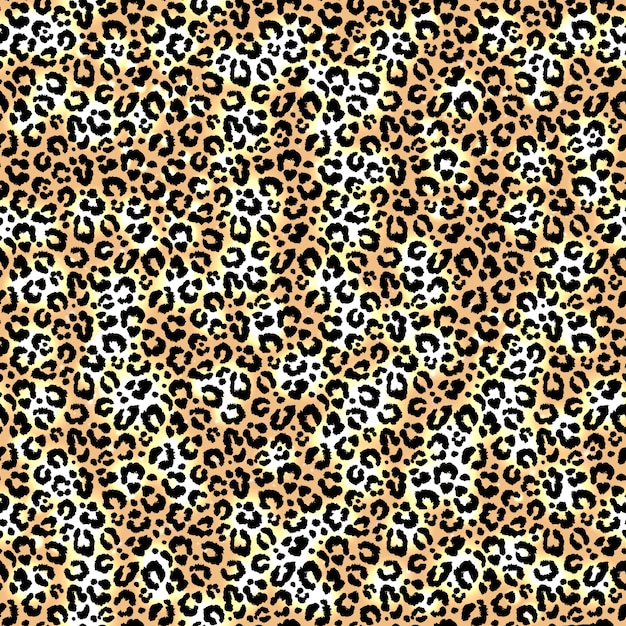 Seamless leopard pattern. vector. Premium Vector